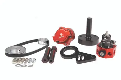 Aeromotive Big Block Chevy Belt Drive Fuel Pump and Double Adjustable Reg Bolt-On Kit - 17243 Buy Direct