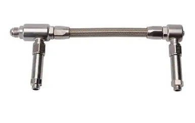 One Day Deal Russell Performance -8 AN to -8 AN ProFlex Demon Carb Dual Inlet Carb Kit (Endura) (w Fuel Filter) - 641281