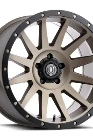Limited Time ICON Compression 20X10 / 6x5.5 / -19MM / 4.75in BS / 106.10mm Bore - Bronze Wheel - 2020108347BR