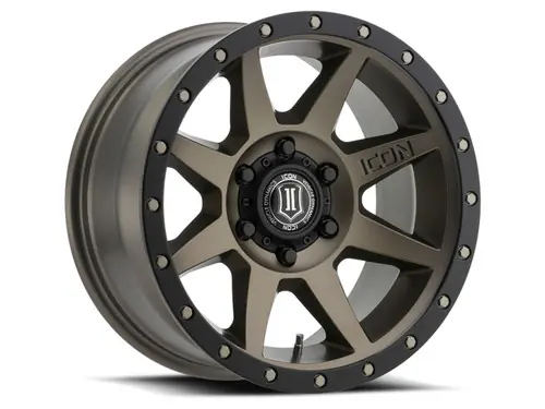 Limited Edition ICON Rebound 17x8.5 6x135 6mm Offset 5in BS 87.1mm Bore Bronze Wheel - 1817856350BR