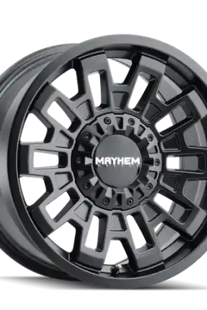 Mayhem 8113 Cortex 17x9 / 5x127 BP / -12mm Offset / 87.1mm Hub Matte Black Wheel Holiday Sale