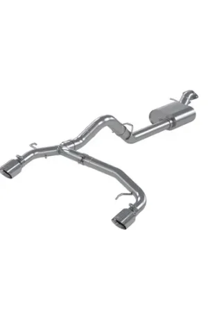 MBRP 3" Cat-Back Exhaust (2.5" Dual Split Rear Exit) T304 Stainless Steel for 2021-2024 Ford Bronco 2.3L / 2.7L EcoBoost (2-DR / 4-DR) - S5241304 Reduced Price