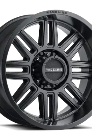 Bulk Order Raceline 948B Split 20x9in / 8x170 BP / 18mm Offset / 125.2mm Bore - Satin Black Wheel