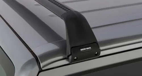 Grab Now Rhino-Rack 07-22 Jeep Wrangler JK/JL 2 Door Hard Top Vortex SG 2 Bar Roof Rack - Black