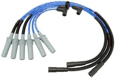Budget NGK Jeep Wrangler 2011-2007 Spark Plug Wire Set - 53141