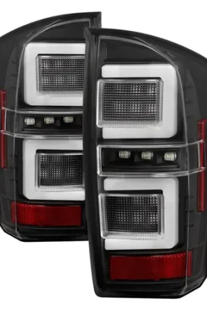 Time-Limited Spyder 2016-2023 Toyota Tacoma LED Tail Lights - Black (ALT-YD-TT16-LED-BK)