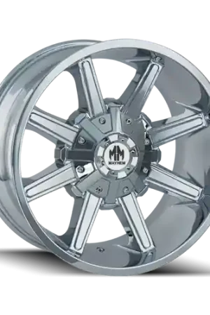 Best Price Mayhem 8104 Arsenal 18x9 / 8x180 BP / 18mm Offset / 124.1mm Hub Chrome Wheel