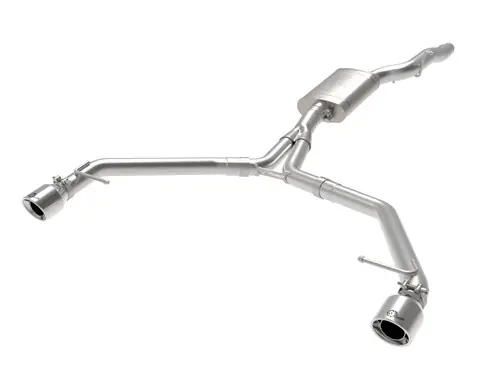 afe MACH Force-Xp 13-16 Audi Allroad L4 SS Axle-Back Exhaust w/ Polished Tips - 49-36437-P Buy Online