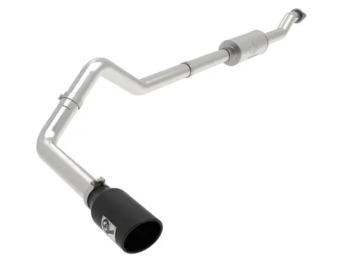 Fresh Stock aFe Vulcan Series 3.5in 409 SS Cat-Back Exhaust 13-19 Ford Transit V6 3.5L (TT) w/ Black Tips - 49-33112-B