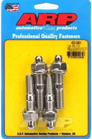 ARP 1/2 Inch Stainless Steel Hex Bellhousing to Transmission Stud Kit - Automotive Grade Part Number ARP400-0901 Big Sale