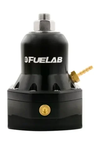 Modern Fuelab 565 EFI Adjustable FPR 40-80 PSI (2) -10AN In (1) -10AN Return Max Flow Bypass - Black