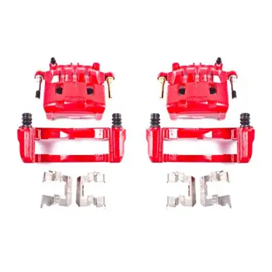 Holiday Sale Power Stop 16-17 Subaru Crosstrek Front Red Calipers w/Brackets - Pair