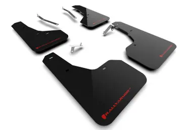 Rally Armor 2022 Subaru Forester (Incl. Wilderness) Black UR Mud Flap w/ Red Logo Viral