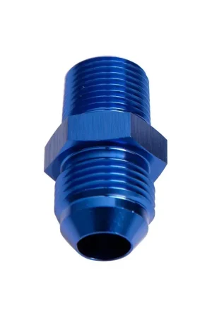 Aeroflow Straight Male Flare Adapter -8AN to 3/4" NPT - Black Shop Now