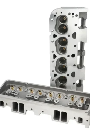 High Quality Proflow Cylinder Heads Aluminium Bare SB Chev 64cc Chamber Straight Plug 180cc Intake Runner Pair
