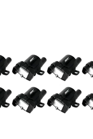 Bulk Order MSD Street Fire Ignition Coils 1999-2007 GM L-Series Truck engines, Black, 8-Pack 8-pack, direct bolt-in to factory connectors