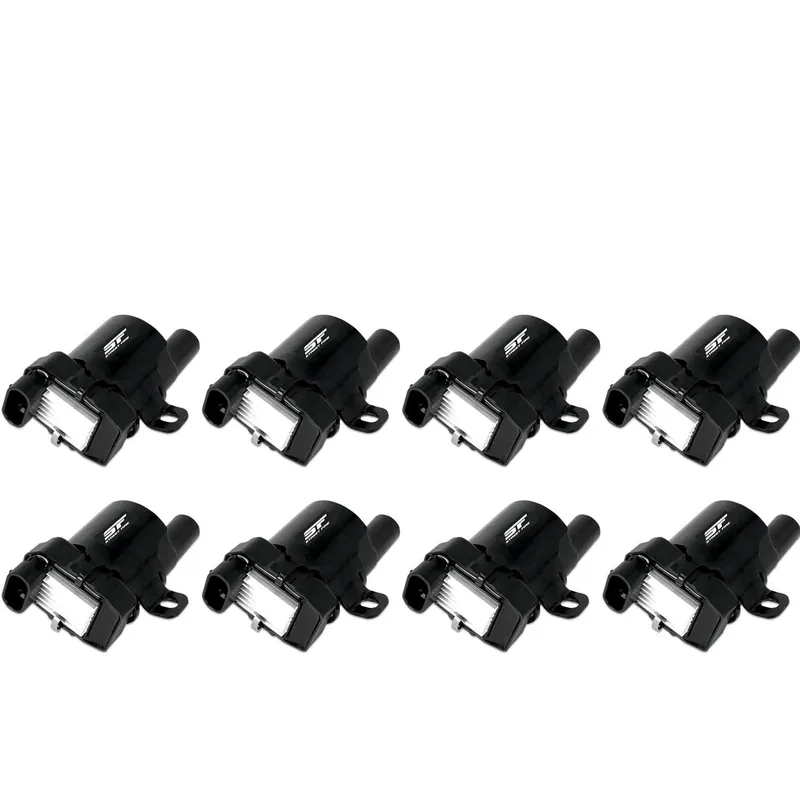 Bulk Order MSD Street Fire Ignition Coils 1999-2007 GM L-Series Truck engines, Black, 8-Pack 8-pack, direct bolt-in to factory connectors