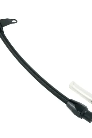 Hot Deal Proflow Transmission Dipstick Braided Stainless Black Billet Handle Transmission Mount TH350