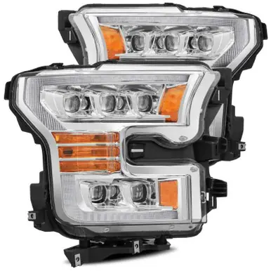 AlphaRex 11-16 Ford F-350 SD NOVA LED Proj Headlights Plank Style Chrm w/Activ Light/Seq Signal - 880148 Flash Sale