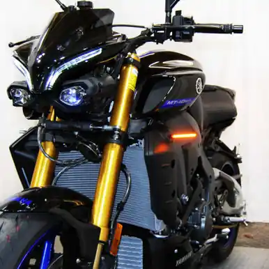Hot Deal New Rage Cycles 22+ Yamaha MT-10 Front Turn Signals - MT10-FB-22