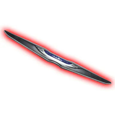 Oracle Chrysler Illuminated LED Sleek Wing - Red - 3019-003 Crafted
