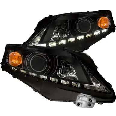Fan Favorite ANZO 2010-2012 Lexus Rx350 Projector Headlights w/ U-Bar Black - 111322