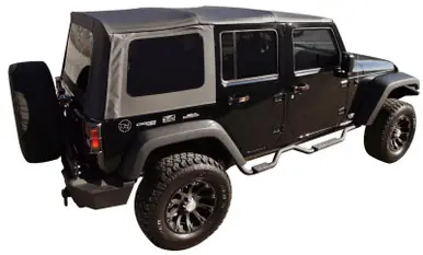 Original Rampage 2007-2009 Jeep Wrangler(JK) OEM Replacement Top - Black Diamond - 99935