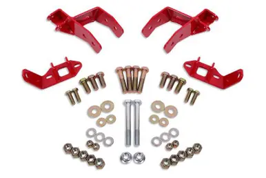 BMR 78-87 G-Body Coilover Conversion Kit Rear Non-adj Shock Mount w/o CAB - Red - CCK461R Express Delivery