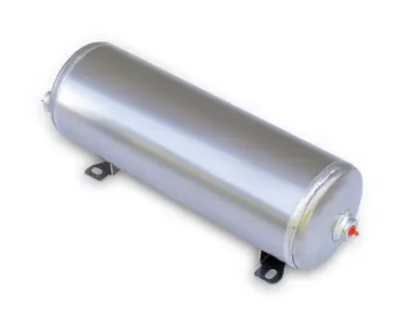Ridetech Air Tank 2 Gallon Aluminum w/ 2- 1/4in Ports and 1- 1/8in Port - 31912100 Mega Sale
