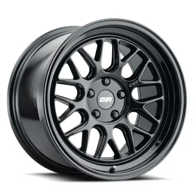 Price Drop ESR Wheels CR1 19x11 / 5x105 BP (Custom Drill) +15 Gloss Black