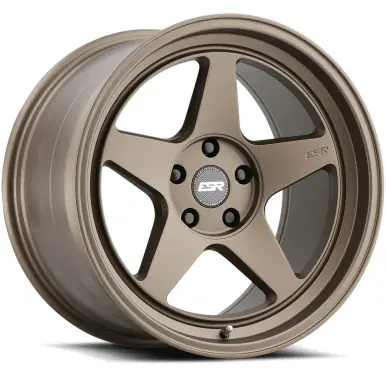 ESR Wheels CR5 19x9 / 5x105 BP (Custom Drill) +20 Matte Bronze Factory Price