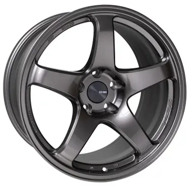 Enkei PF05 18x9.5 5x114.3 15mm Offset 75mm Bore Dark Silver Wheel - 527-895-6515DS Direct From Manufacturer