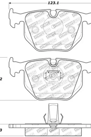 Luxury StopTech Performance 01-07 BMW M3 E46 / 00-04 M5 / 04-09 X3 / 00-06 X5 / 1/06-09 Z4 / 9/00-07 330 / - 309.06830