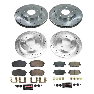Power Stop 21-22 Hyundai Elantra Front & Rear Z23 Evolution Brake Kit - K8808 Trending