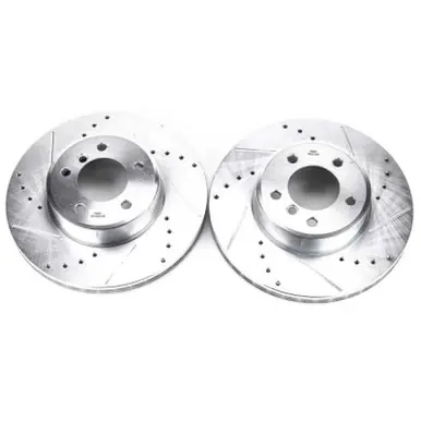 Power Stop 04-06 BMW 525i Front Evolution Drilled & Slotted Rotors - Pair - EBR870XPR Express Delivery