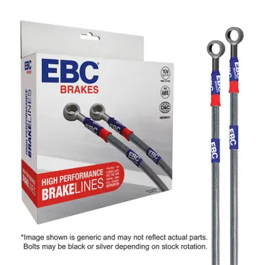 Order Now EBC 89-94 Nissan Maxima 3.0L (w/Rear Drums) Stainless Steel Brake Line Kit - BLA7422-4L