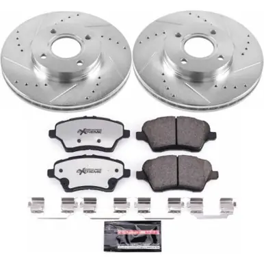 Power Stop 14-19 Ford Fiesta Front Z26 Street Warrior Brake Kit - K6818-26 Special Discount