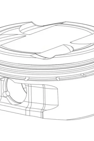CP Piston Diesel Set Chevy / GMC Duramax 6.6L - Bore (4.075in) - (+.02) - CR (15.1) - CH (1.946) New Arrival