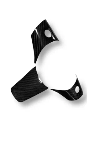 Free Shipping Tesla Model 3 & Y Carbon Fiber Steering Wheel Accents | Palenon Performance | Graveyard Performance