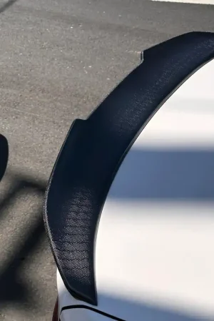 Deal BMW F33/ F36/ F32 PSM Rear Spoiler - Honeycomb Carbon Fiber | Graveyard Performance