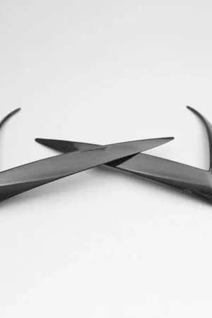 Get Yours Tesla Model 3 Carbon Fiber Foglight Eyelid - Palenon Performance | Graveyard Performance