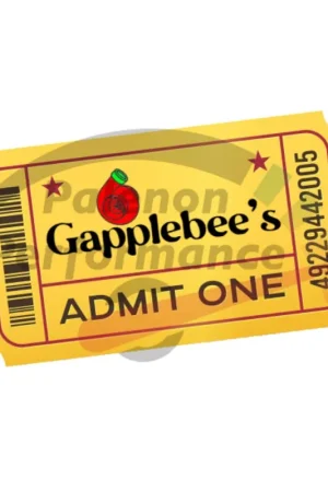 Next Day Delivery Palenon Performance "Admit One" Sticker | Graveyard Performance