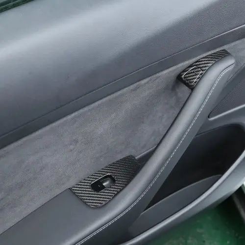 2017-2020 Model 3 Carbon Fiber Window & Door Switch Kit | Palenon Performance | Graveyard Performance Flash Sale