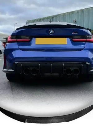 Premium BMW G80 M3 & G20 V Style Trunk Spoiler - Carbon Fiber | Graveyard Performance