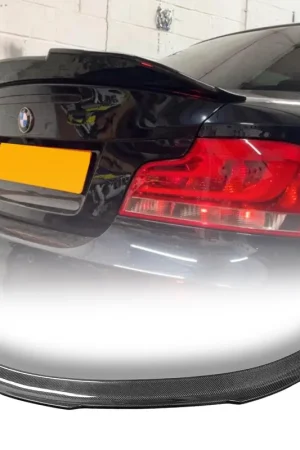 Carbon Fiber BMW E82 PSM Trunk Spoiler - 128i, 125i, 135i, 1M | Graveyard Performance Next Day Delivery