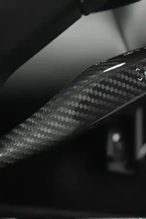 Worldwide Shipping Tesla Model 3 & Y Carbon Fiber Steering Shift Stalk Covers | Palenon Performance | Graveyard Performance