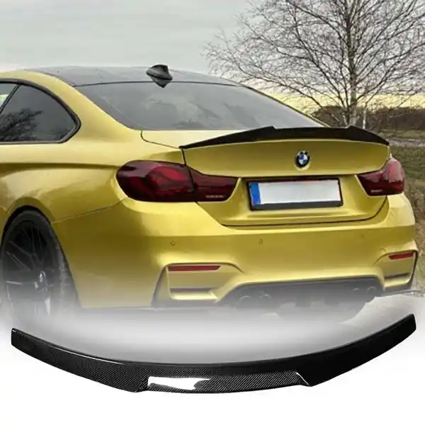 Exclusive BMW F82 M4 V Style Trunk Spoiler - Carbon Fiber | Graveyard Performance
