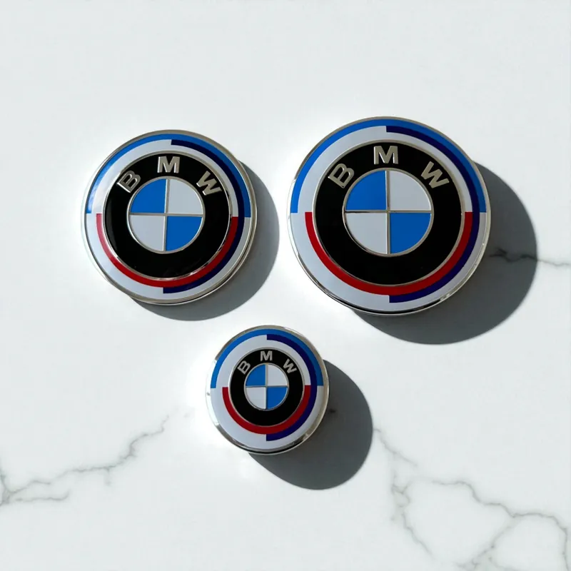 3Pcs BMW Emblem / Badge For Steering Wheel, Hood, Trunk | Graveyard Performance Save Now