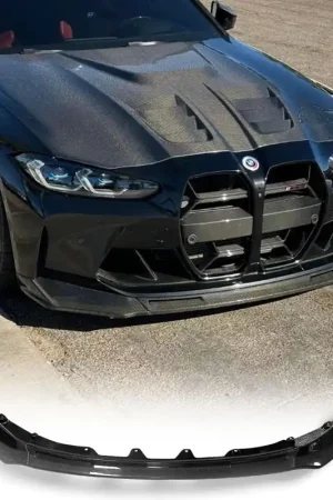 V Style Front Lip For BMW G80 M3, G82 M4, G83 M4 - Carbon Fiber | Graveyard Performance Today Only