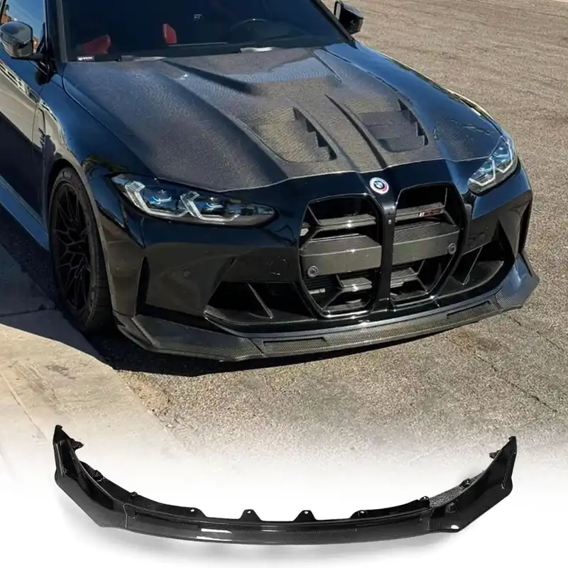 V Style Front Lip For BMW G80 M3, G82 M4, G83 M4 - Carbon Fiber | Graveyard Performance Today Only